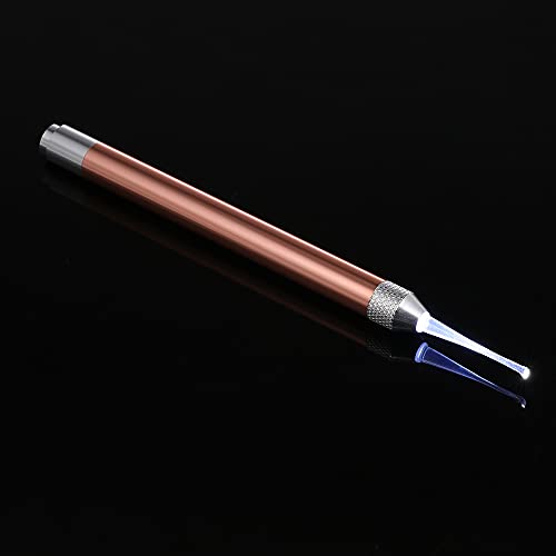 Generic 3pcs Ear Wax Removal LED Flashlight Tool Set for Baby And Adults Ear Pick Stainless Steel Ear Wax Cleaner Tweezers