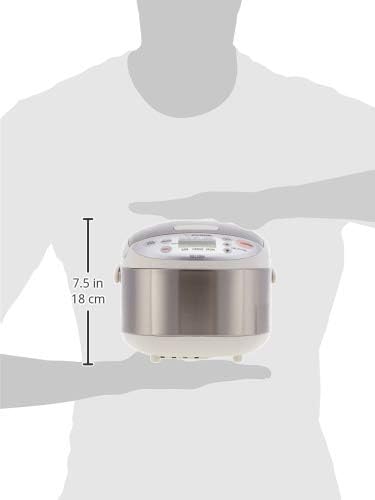Zojirushi MICOM-Electronic Rice cooker/warmer 0.5 Ltr Stainless, NS-LAQ05