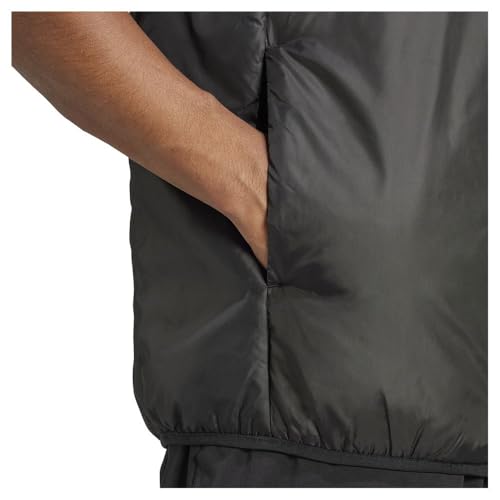 adidas Men's Essentials 3 Stripes Insulated Vest Thin Filled Jacket (pack of 1)