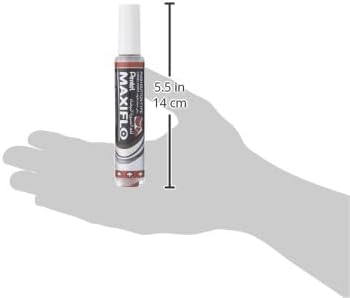 Pentel Maxiflo Chisel Tip White Board Marker, Red