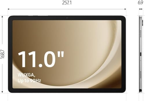 Samsung Galaxy Tab A9 11" 8GB? Android Tablet, Big Screen, Quad Speakers, Upgraded Chipset, Multi Window Display, Slim, Light, Durable, International Version (Graphite)