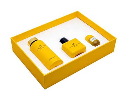 M MARK DES VINCE Sweet Dust Perfume Gift Set For Women Eau De Parfum 100ML + Body Mist 200ML + Concentrated Perfume Oil 15ML (Pack of 3)