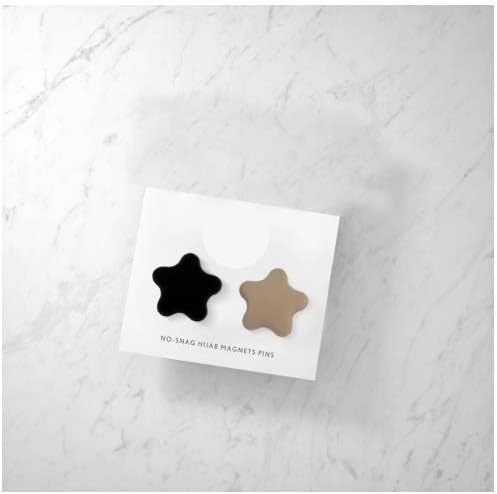 Kg20 Hijab Pin Strong Metal Plating Magnetic Hijab Clip Safe Hijab Brooch Luxury Accessory No Hole Pins Brooch Magnet for Scarf