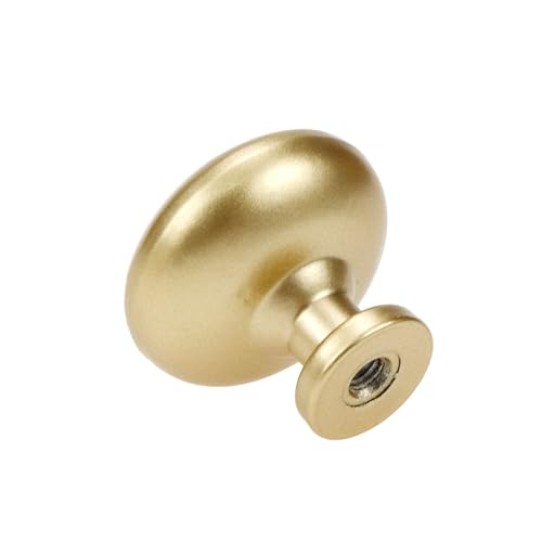 6 Pack Gold Cabinet Knobs, Vintage Cabinet Ring Pulls Dresser Handles Furniture Hardware for Kitchen Cupboard Drawers Closet Door,Easy to Install (Gold (6 PCS))