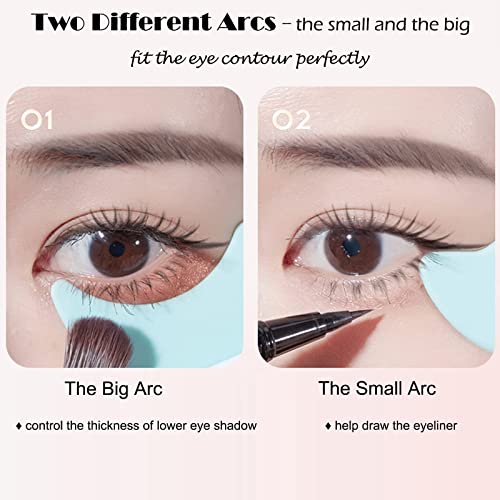 Eye Makeup Tool, Eyelash Eyeshadow Silicone Auxiliary Protection Tool, Reusable Prevent Soiling Makeup Tool Suitable for Professional Makeup Artists Beginners