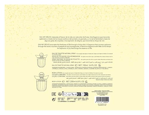 women'secret Women Secret Coffre Eau My Delice Eau De Toilette 100 Ml And Body Lotion 200 Ml Set For Women