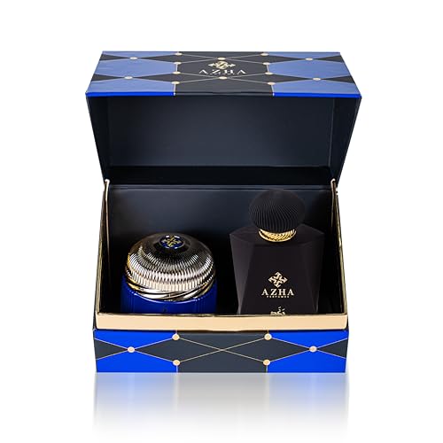 Azha Perfumes - 2Pc Gift Set Raghad EDP 100 ml for Women + Floral Flair Bakhoor 80 gram
