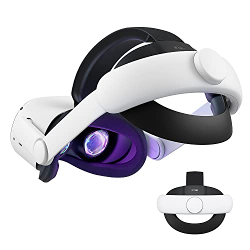 KIWI design Comfort Upgraded Head Strap Compatible with Quest 2 Accessories, Elite Strap Replacement for Enhanced Support