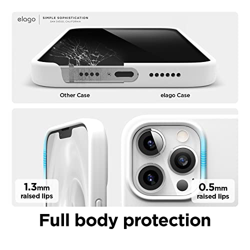 elago Silicone for iPhone 13 Pro MAX case cover - White