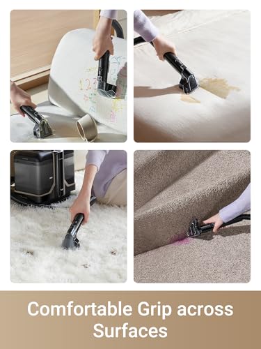 Dreame N10 Spot Cleaner, 12000Pa Suction with Penetrative Spray Carpet Cleaner, 60°C Hot Water Stain Removal, Self-Cleaning Hose, Lightweight Multi-Surface Cleaning with Stain Tools, 2 Years Warranty