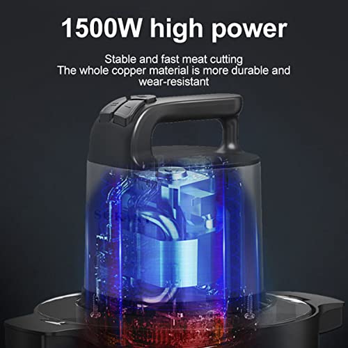 SOKANY 1500W Meat Grinder Electric, Food Grinder 6.5L Stainless Steel Meat Blender Food Chopper for Meat, Vegetables, Fruits and Nuts with 4 Sharp Blades.. (SK-7033, 1500W, 6,5L)