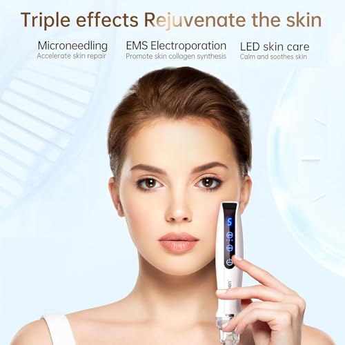 Original Bio Pen Q2 Replacement Cartridges 9Pin/14pin/25pin.roundnano 5Pcs, Microneedling Needle Tips for Q2 Microneedling Pen, Beauty Tool Accessories