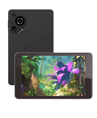 C idea 8" Smart Tablet CM828, Android 13 Kids Computer Tab with Wiresless Keyboard and Protective Cover, Single SIM 5G LTE Wifi, Zoom & Tiktok Supported (Black)