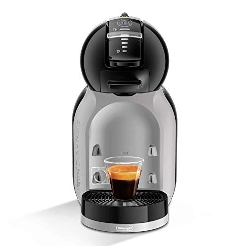 Nescafe Dolce Gusto De'Longhi Mini Single Serve Capsule Coffee Machine Starter Kit, EDG155. BG, Black & Grey