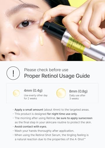 celimax The Vita A Retinol Shot Tightening Serum | with Pure Vitamin A Retinol, Peptide, Pore Minimizer, Wrinkles & Fine Lines, Firmer Skin, 30ml