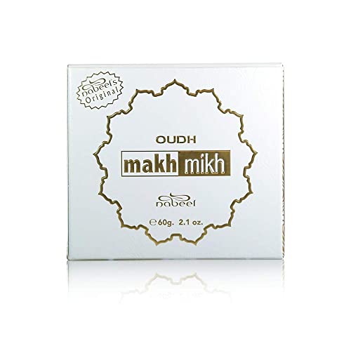 Nabeel Perfumes Oudh Makh Mikh Incense Solid Perfume For Unisex, 60 gm