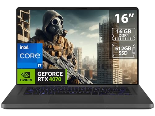 ASUS ROG Zephyrus G16 Gaming Laptop: Intel Core i7 13620H, RAM 16GB DDR4, 512GB SSD, 16" LED Display, Video NVIDIA GeForce RTX 4070, S.O. Windows 11 Home, Keyboard English Version.