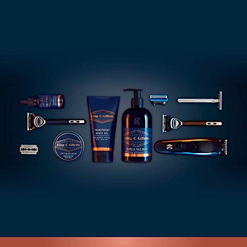 King C. Gillette Men?? Soft Beard Balm Deep Conditioning with Cocoa Butter Argan Oil and Shea Butter 100 ml