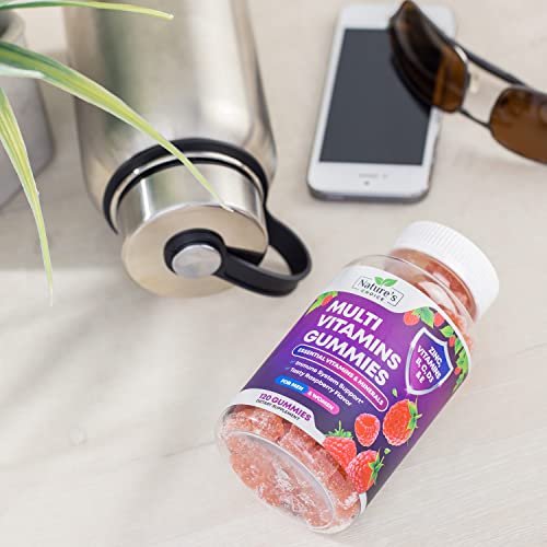 Multivitamin Gummies for Adults Immune Support Supplement - Natural Complete Daily Multivitamin Gummy Vitamins - Vegetarian Multi Vitamin A, C, E, B6, B12 for Men & Women - 120 Gummy Multivitamins