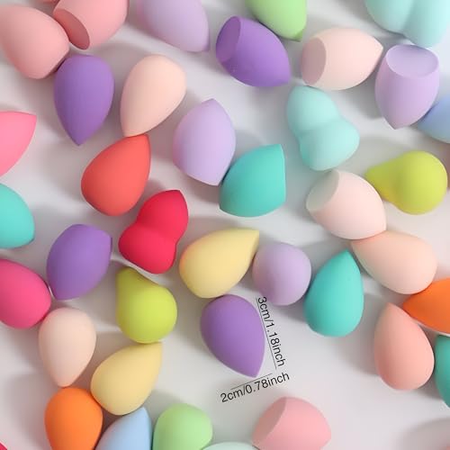 Beauty Blender - Pack of 6 multicolour Mini Beauty Blender - Mini Makeup spong -Egg/teardrop shaped,Foundation Blending Sponge, Perfect for women with all skin types -Latex free Beauty Blender.