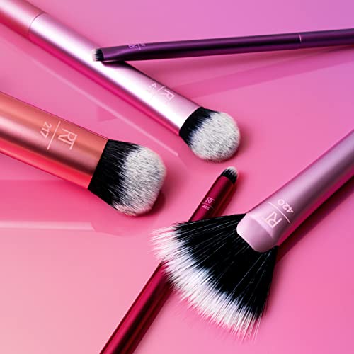 Real Techniques Artist Essentials Complete Face Makeup Brush Set For Makeup Artist Inspired Looks