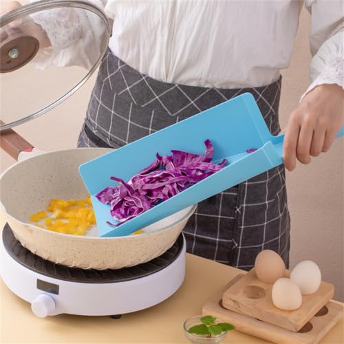 Joyzzz Foldable Cutting Board, 3 Set 38.2x21.5 cm Non-slip Cutting Board, Plastic Chopping Board w/Handle, BPA Free Vegetable, Meat Cutting Boards, Colored Cutting Board, Dishwasher Safe