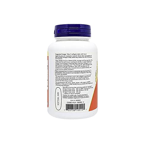 Now Foods Super Omega 3-6-9 Vitamin, 1200 Mg 90 Softgels