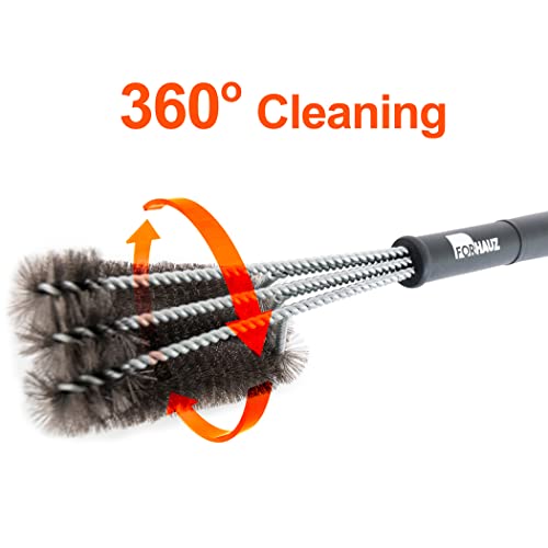 ForHauz BBQ Grill Brush 18" 3 in 1 Cleaner