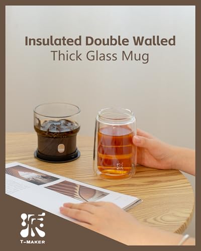 ZENS Smart One Touch Tea Maker - Glass Teapot with Insulated Cup for Gongfu Tea, Gifts