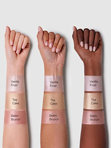 SHEGLAM Makeup - Glow Bloom Liquid Highlighter Shimmer Finish - Long-wearing Waterproof Highlighter Makeup with Sponge Tip Applicator (Vanilla Frost), FL.OZ./5.2ml