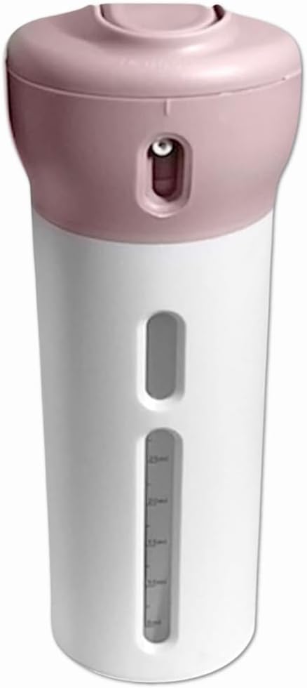 Inevit Cosmetic Travel Dispenser Kit - 4-in-1 Toiletry Bottles for Shampoo, Body Wash, and Lotion - Leakproof, Compact, and Refillable Travel Essentials with Refillable 4 Bottles of 40ml