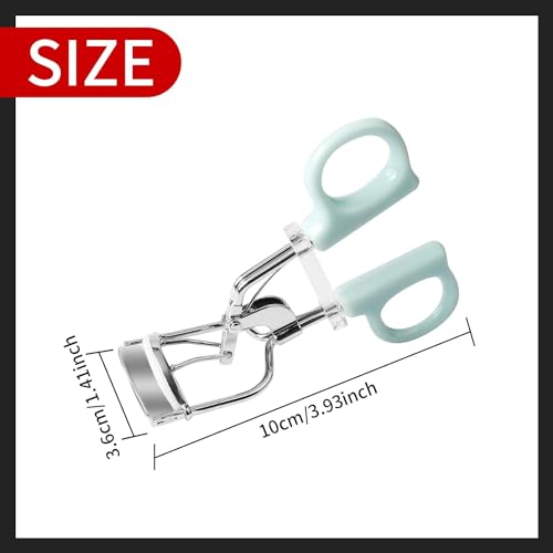 BEETO Eyelash Curler with Pads, Professional Eyes Makeup Tools for Women Curled Eyelashes, Beauty Must-have for Makeup Lovers (A)