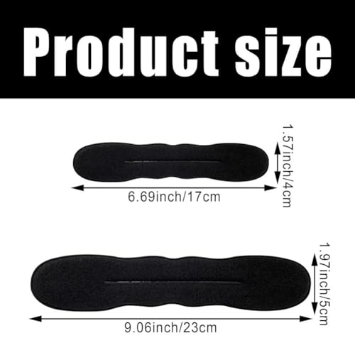 Amuer 4PCS Hair Bun Maker for Women Girls,Flexible Magic Hair Twister Easy Snap Roll Sponge Bun Donut Hair Maker,Lazy Hair Curler Bun Clip Ponytail Bun Maker Twister Hairstyle Styling Tool Accessories