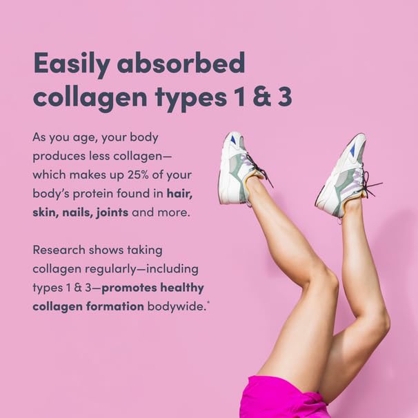 NeoCell Super Collagen Peptides + Vitamin C & Biotin, 3g Collagen Per Serving, Gluten Free, Promotes Healthy Hair, Beautiful Skin, and Nail Support, Dietary Supplement, 270 Tablets