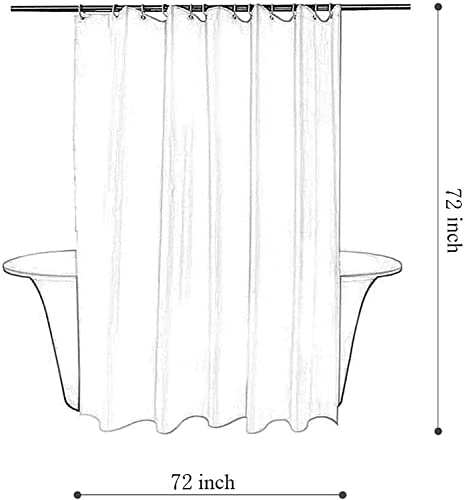 Green Eucalyptus Shower Curtain, Bathroom Curtain Waterproof Anti-Mold Fashion Curtain Watercolor Leaves on The Top Plant with Floral Bathroom Decoration Shower Curtain Sets (180 * 180CM) with Hooks