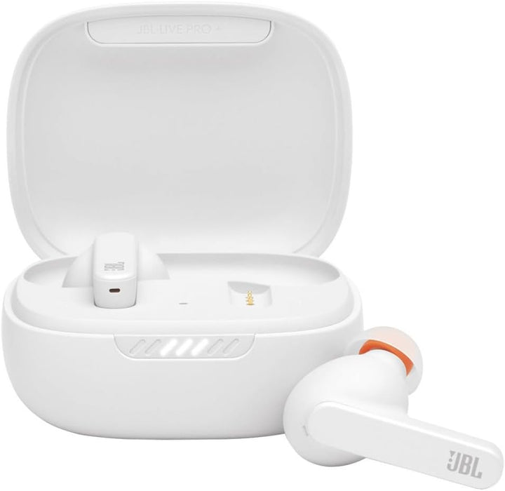 JBL Live Pro+ TWS True Wireless Noise Cancelling Earbuds, Powerful Signature Sound, ANC + Smart Ambient, 28H Battery, Charging, 3-Mics Technology, Dual Connect, Water Resistant - Pink