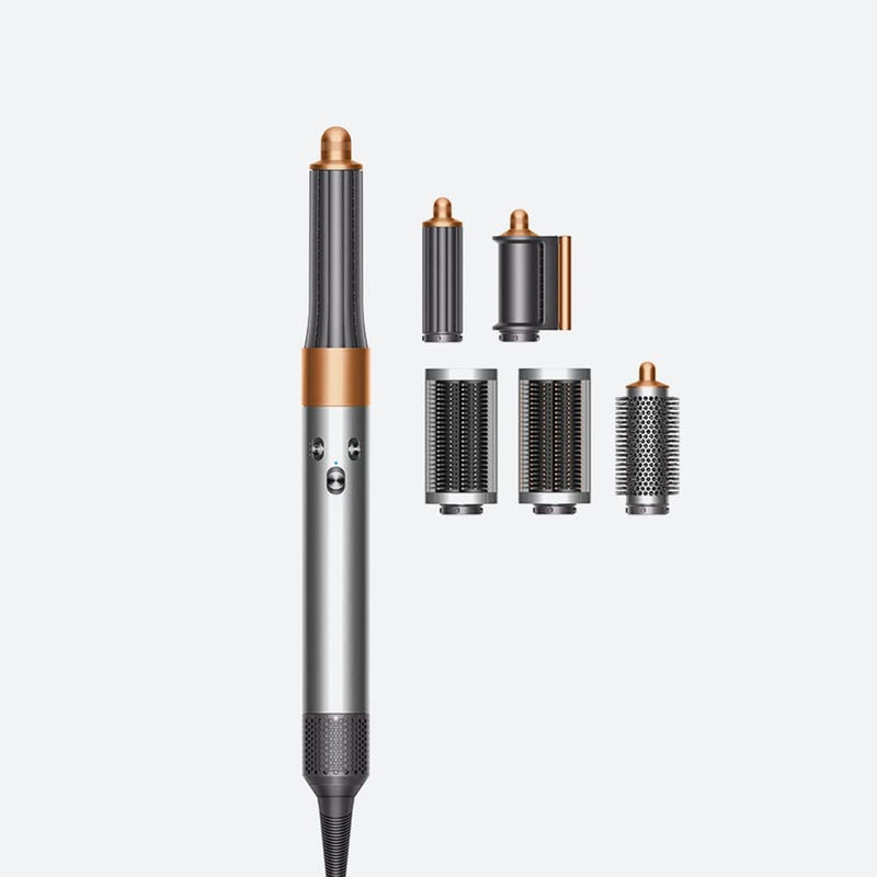 Dyson New Dyson Airwrap Hair Styler - HS05 2022 (Nickel/Copper) (Multi-functional Attachments Are The Perfect Alternatives to a Curling Iron, Wand & Blow Dryer Brush )