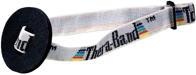 Theraband Resistance Band Handles, Attachments for Resistance Bands and Tubing, Pair of Foam Grip Pull Handles for Lower and Upper Body Exercises, Pilates, Yoga