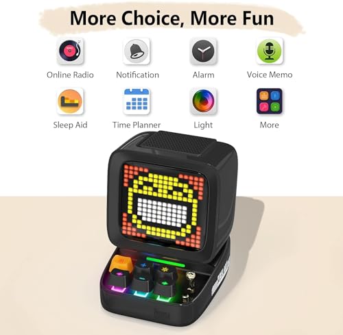 Divoom Ditoo Pro Bluetooth Mini Speaker - Black