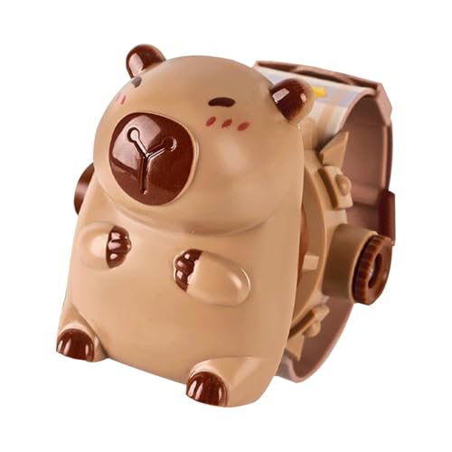 Animal Projection Watch for Kids, Capybara Themed Digital Projector Watch with 24 Fun Patterns, Adjustable Digital Screen Watch for Boys and Girls, Ideal Kindergarten for Ages 3 to 8