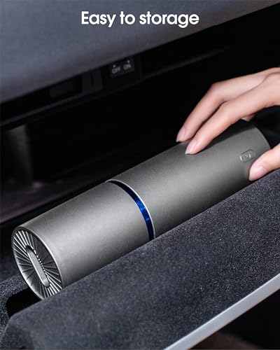 NALACAL Mini Vacuum, Air Duster and Hand Pump 3 in 1, Cordless Handheld Vacuum, USB Rechargeable, Easy to Clean Desktop, Keyboard, Drawer, Car Interior and Other Crevices, Small Spaces