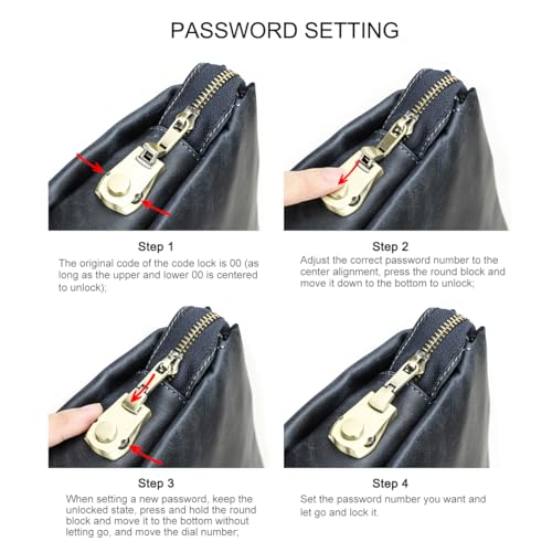 Contacts Mens Genuine Leather ID Card Organizer Clutch for Men, Large Capacity with Anti-Theft Lock Travel Passport Wallet Phone Holder Hand Bag with Wrist Strap
