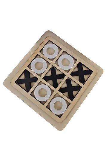 asmiat Creative Wooden Board Tic Tac Toe Game XO Table Toy Classical Family Children Puzzle Game Educational Toys