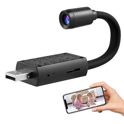 Hemobllo Wireless Home Security Camera for Indoor Mini Wireless Security Camera Wireless Indoor Security Camera Small Wireless Camera Abs Pro Intelligent
