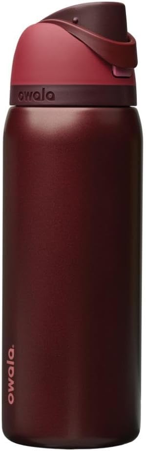 FreeSip - Stainless Steel - 32-oz. - Mint/Purple (Beach House) (Amazon) (A7) - Black Cherry 32 Ounces
