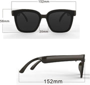 Smart Glasses, Bluetooth Audio Sunglasses, sunshine Bluetooth Sunglasses,Open Ear Style Smart Glasses Listen Music and Calls with Volume UP and Down,Bluetooth 5.0 Audio Glasses and IP44 Waterproof