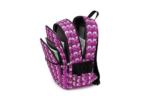 BLACKSTONE School Bag Backpack Luxury Design for Kids, 3 Compartment Large Capacity Student Bookbag, School Bag for Boys Girls Teens MNB9310