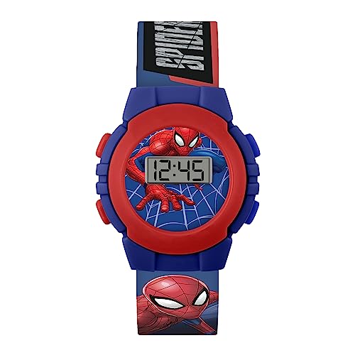 Disney Marvel Spiderman Red and Blue Digital Watch - SPD4972 WT