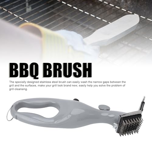 Grill Brush for BBQ Grill, Portable Stainless Steel Barbeque Grill Steam Brush for Outdoor BBQs & Grilling Accessories, Deep Cleansing Steam BBQ Grill Cleaner Brush