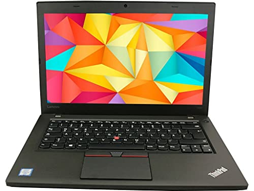 Lenovo ThinkPad T460 Light Weight Ultrabook Laptop, Intel Core i5-6th Generation CPU, 8GB RAM, 256GB SSD Hard, 14 inch Display, Windows 10 Pro (Renewed)